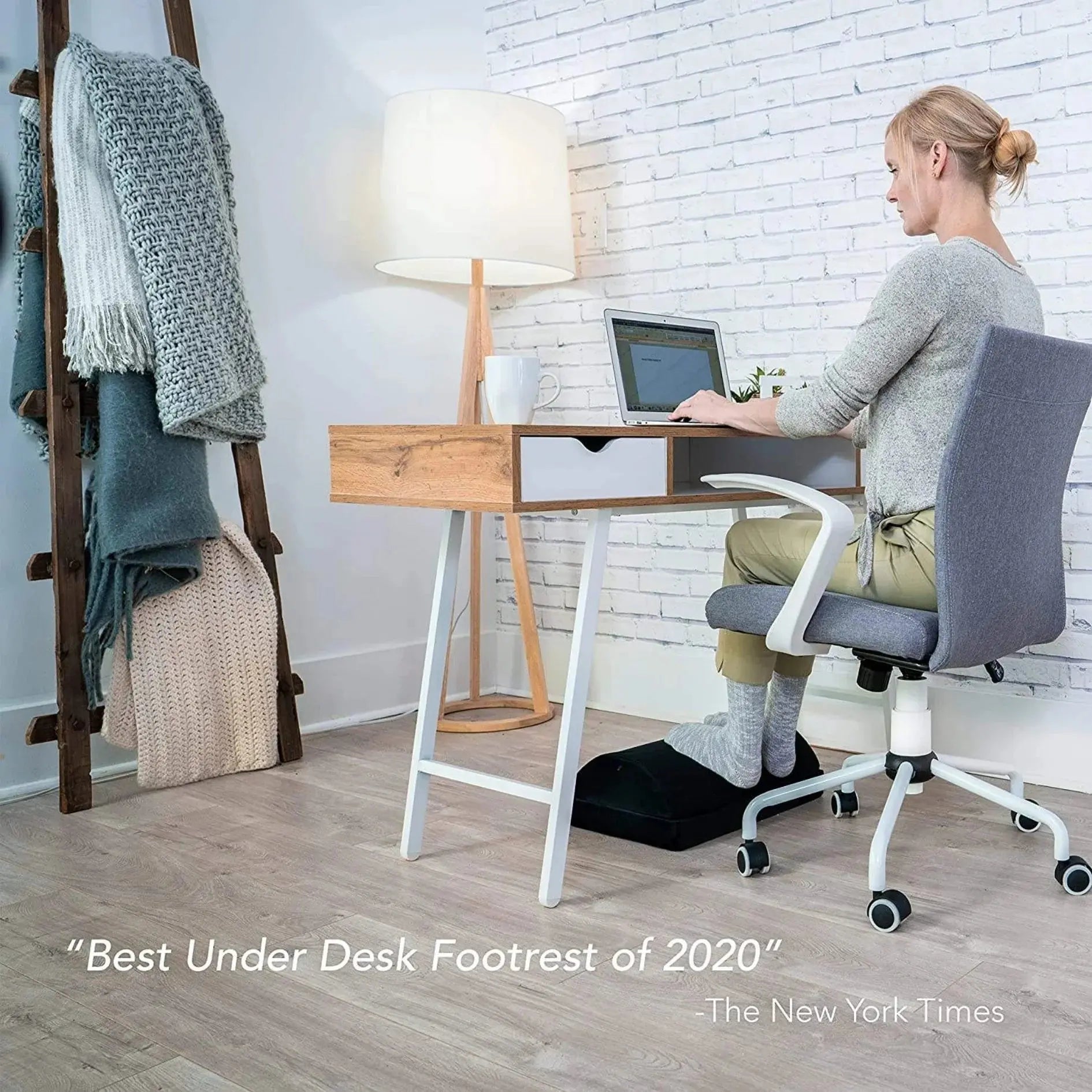 Slumblr® Adjustable Under-Desk Comfort Rest Cushion