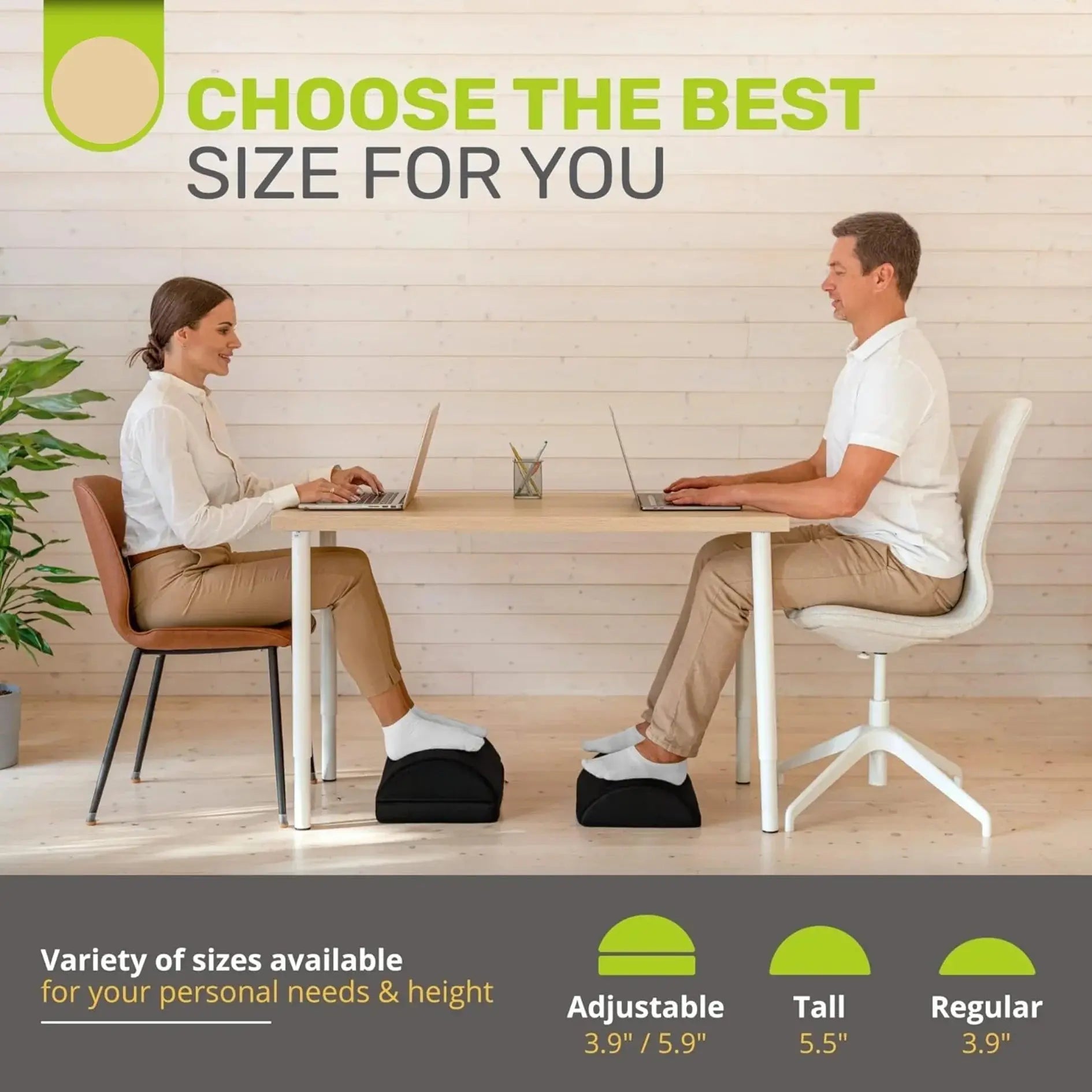 Slumblr® Adjustable Under-Desk Comfort Rest Cushion Slumblr