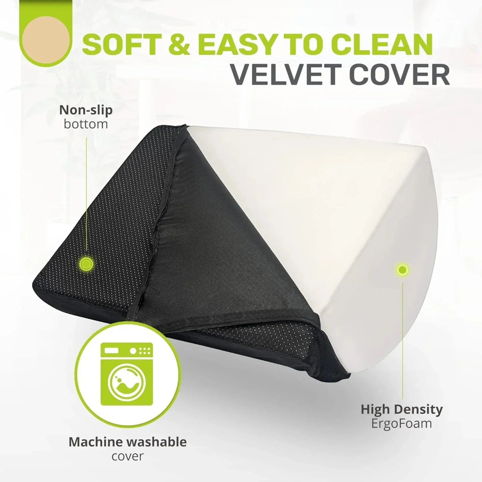 Slumblr® Adjustable Under-Desk Comfort Rest Cushion
