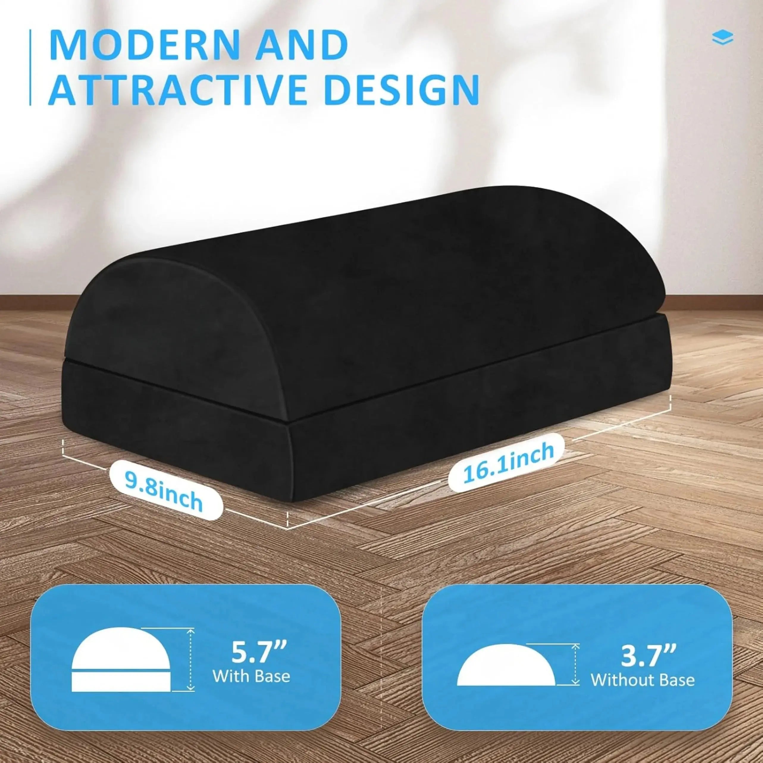 Slumblr® Adjustable Ergonomic Under-Desk Footrest Slumblr