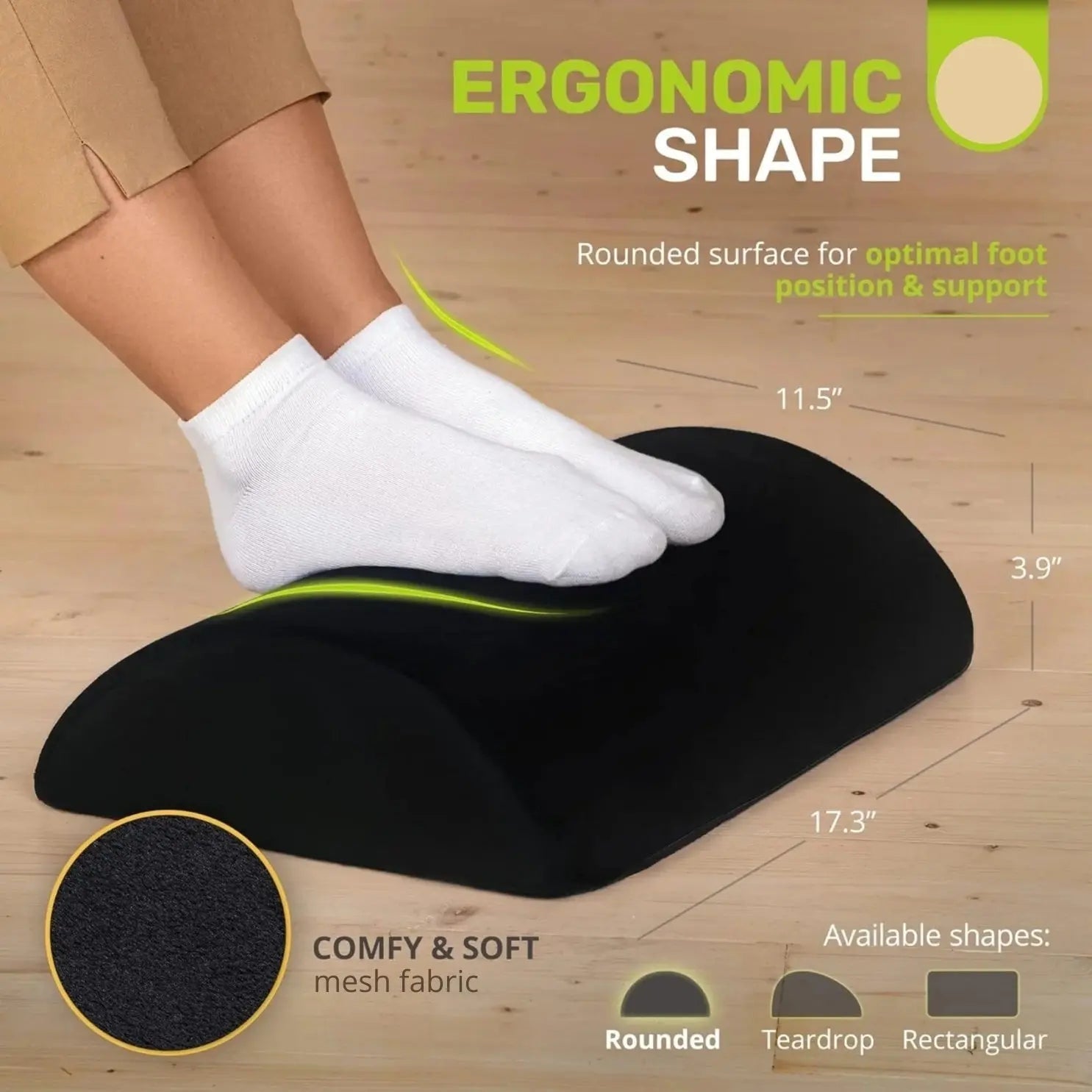 Slumblr® Adjustable Under-Desk Comfort Rest Cushion Slumblr