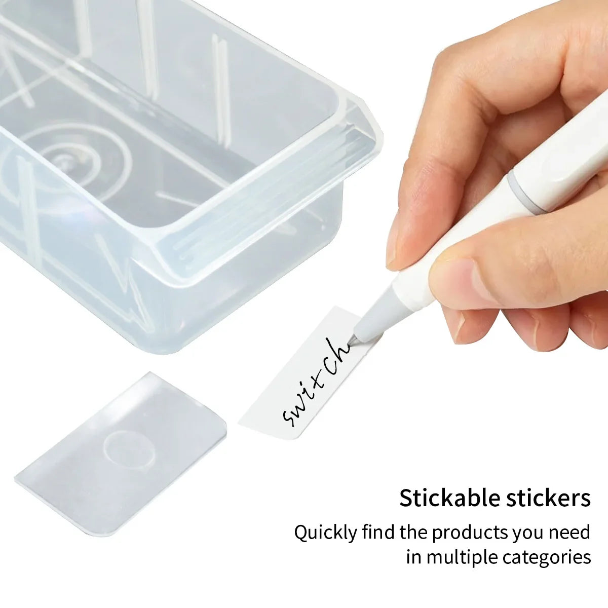 25 Multi-grid Drawer Parts Box Wall-mounted Screw Classification Component Box Tool Case electronic components Storage ToolBox