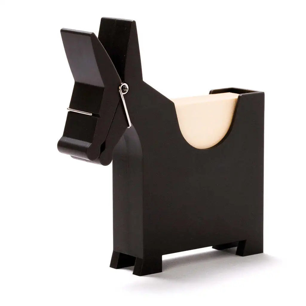 Cute rabbit desktop note holder (without notes), fun and practical home or office desk decoration, desk accessories