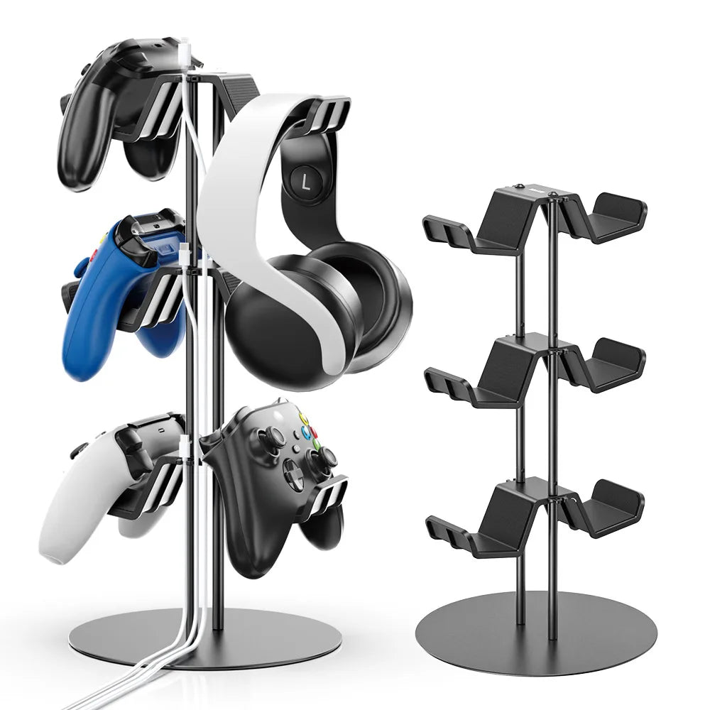 2025 PS3 PS4 PS5 Game Controller Holder Rack Gamepad Handle Bracket Display for Xbox Series S X Headphone Accessories