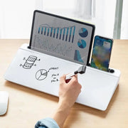 Hot Glass Desk Whiteboard Plastic Tempered Storage Whiteboard Household With Storage Message Board Home Office