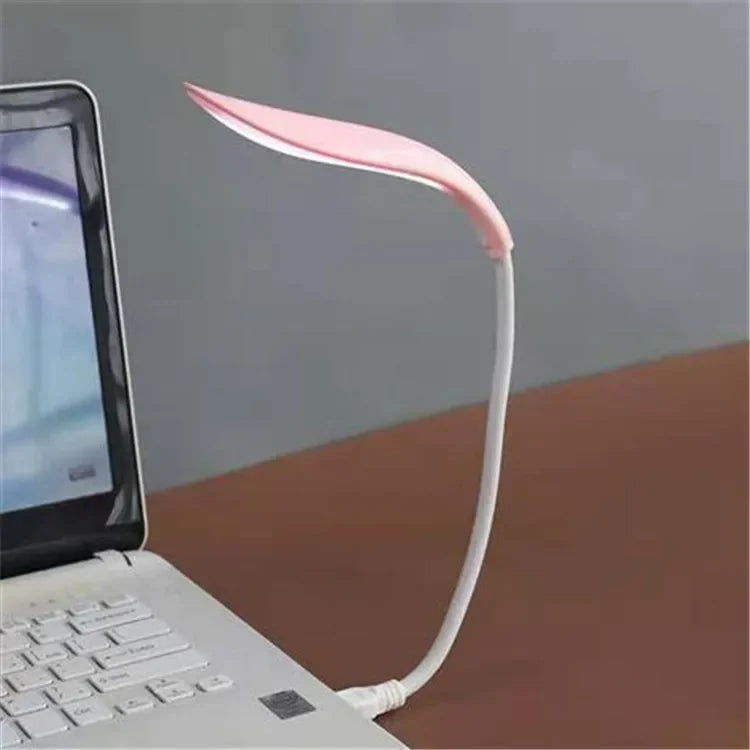 Mini Portable Laptops USB LED Light BendableTable Desk Lamp for Reading Work Power Bank Camping PC Laptops Book Night Lighting
