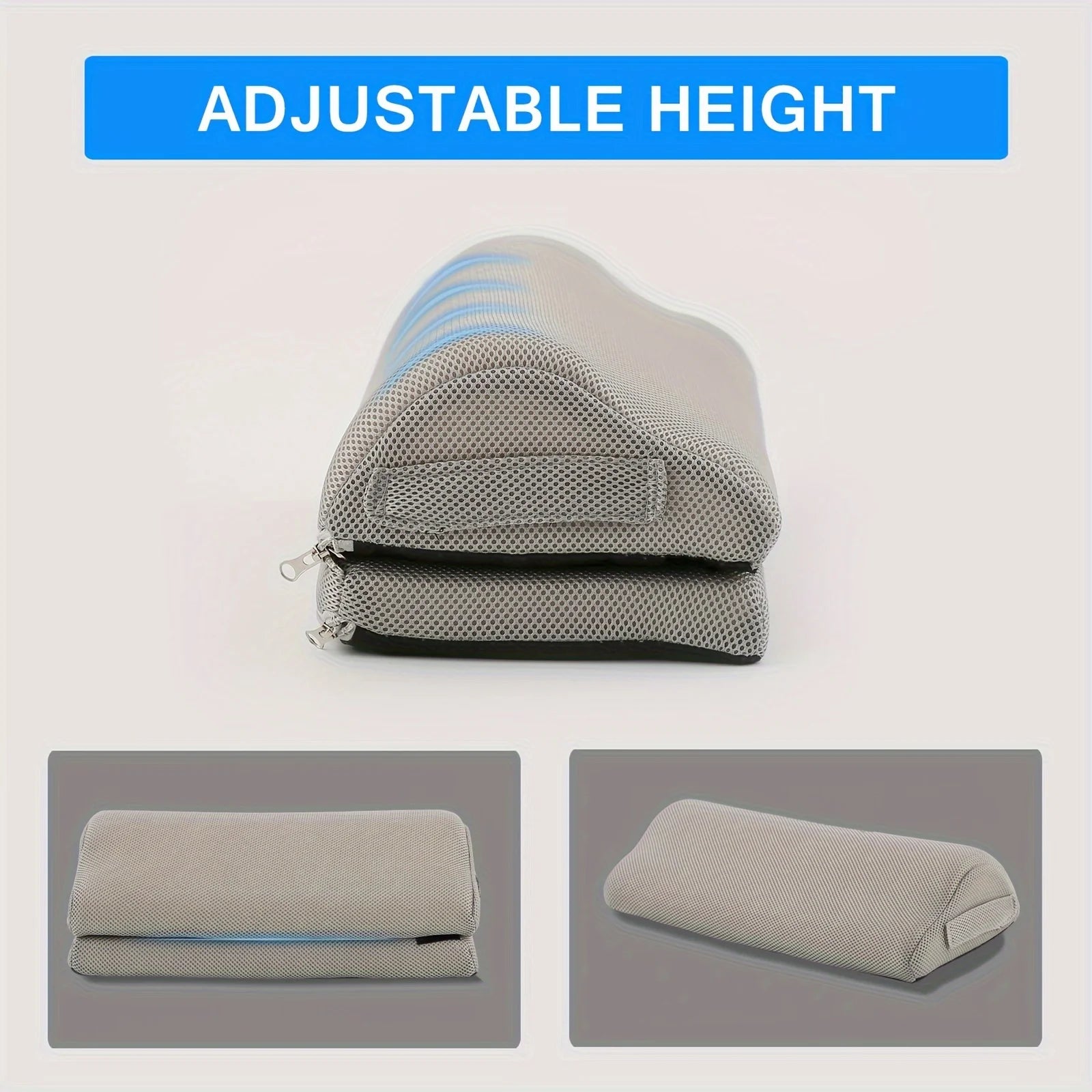 Footrest, footstool under the workbench, footstool with washable cover