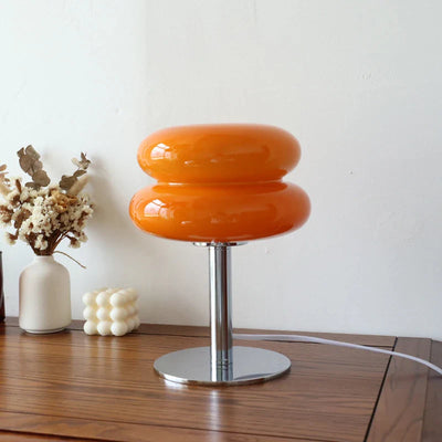 Glass Mushroom Lamp with Dimmable Light