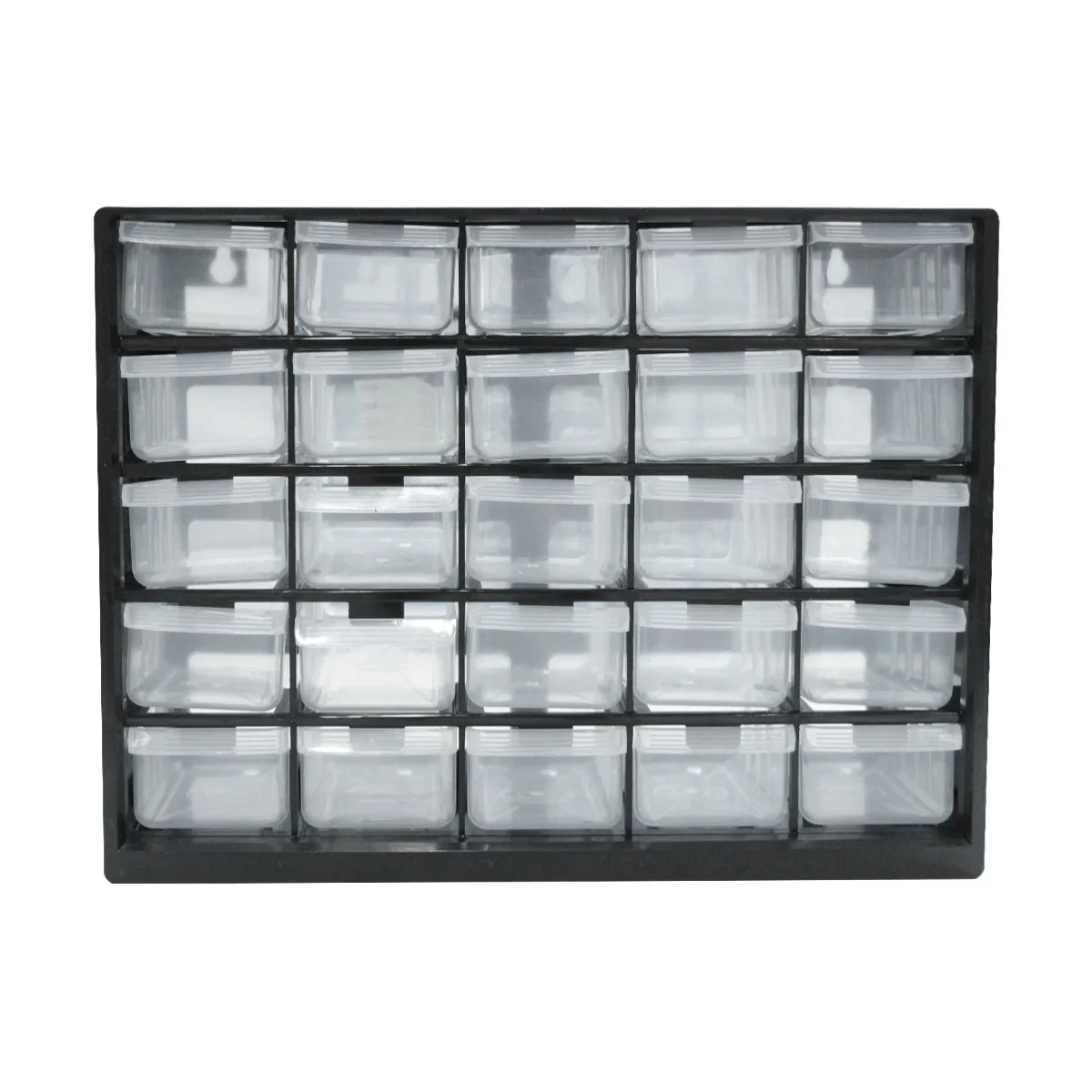 25 Multi-grid Drawer Parts Box Wall-mounted Screw Classification Component Box Tool Case electronic components Storage ToolBox
