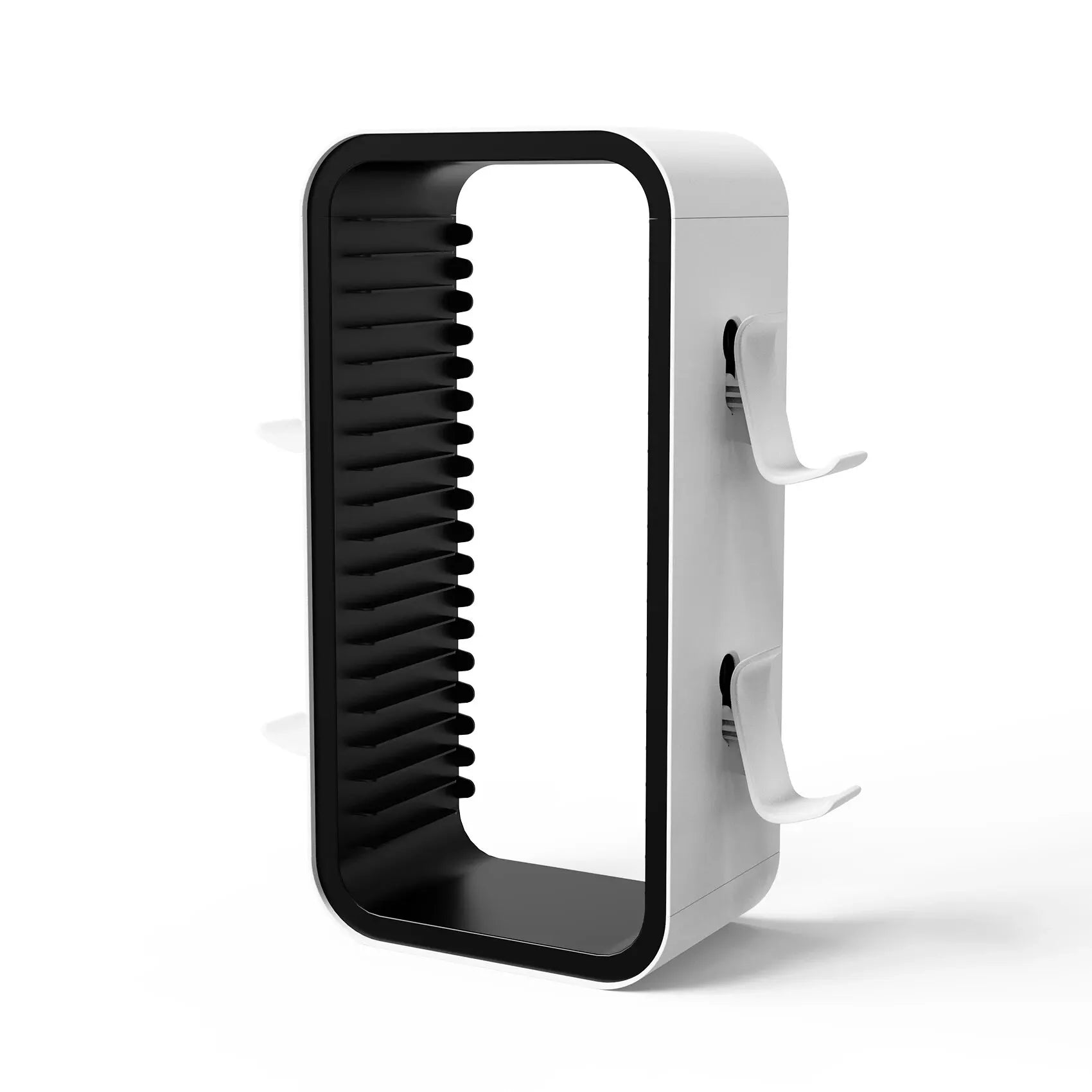 LinYuvo Game Storage Tower - Universal Video Game Organizer for PS4, PS5, Xbox, Switch and Blu-Ray - Holds 18 Disks KP06