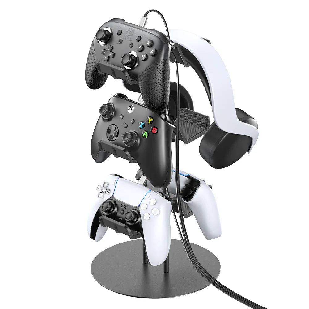 2025 PS3 PS4 PS5 Game Controller Holder Rack Gamepad Handle Bracket Display for Xbox Series S X Headphone Accessories