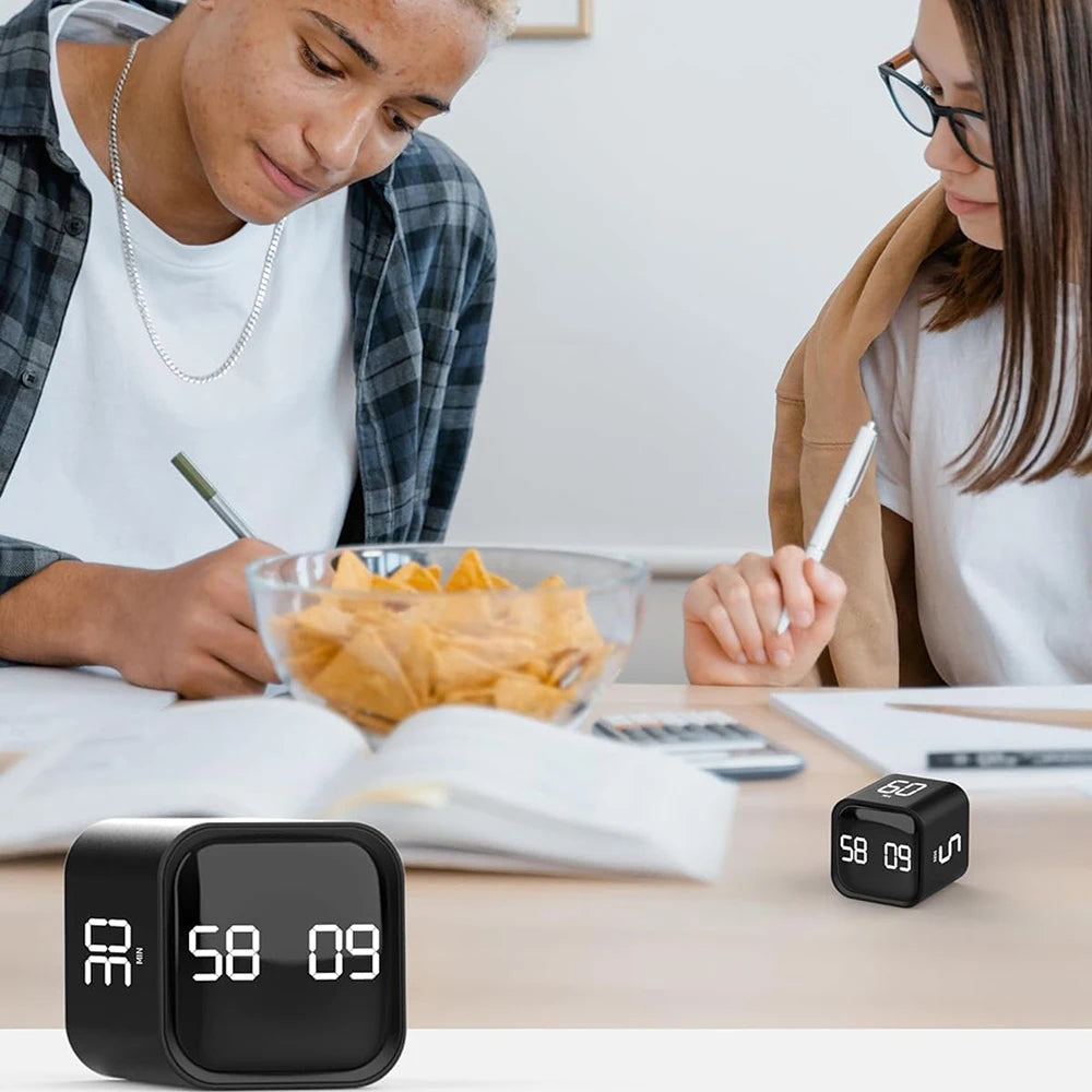 5/10/30/60min & Countdown Digital Cube Pomodoro Timer Productivity Timer kitchen Timer Desk Timer 5/10/30/60min & Countdown