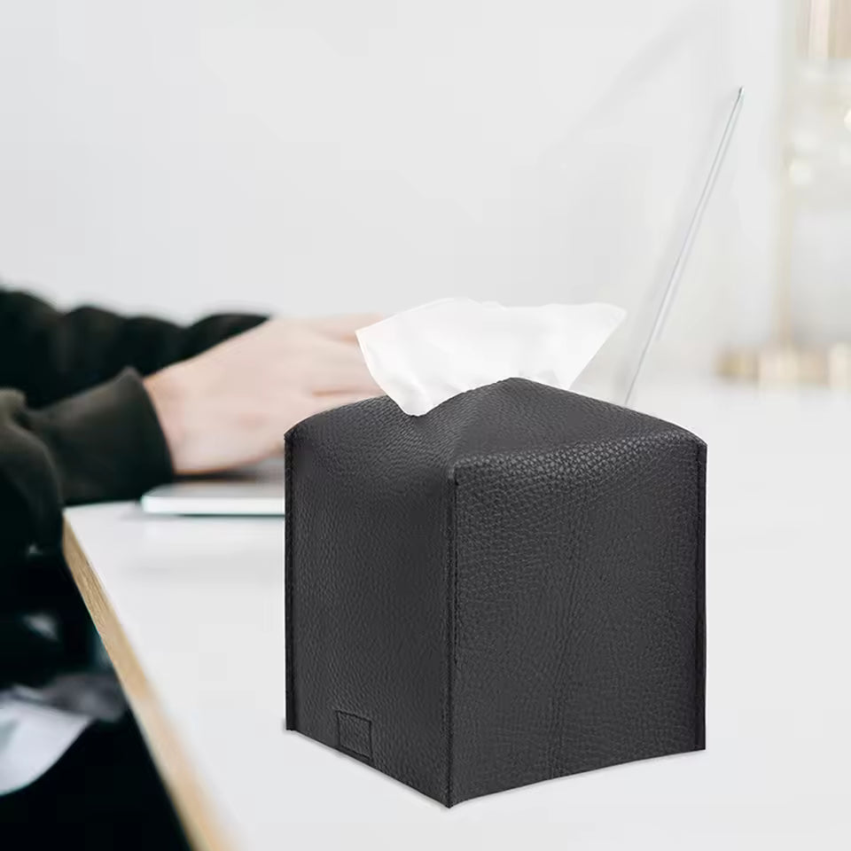 Leather Tissue Holder