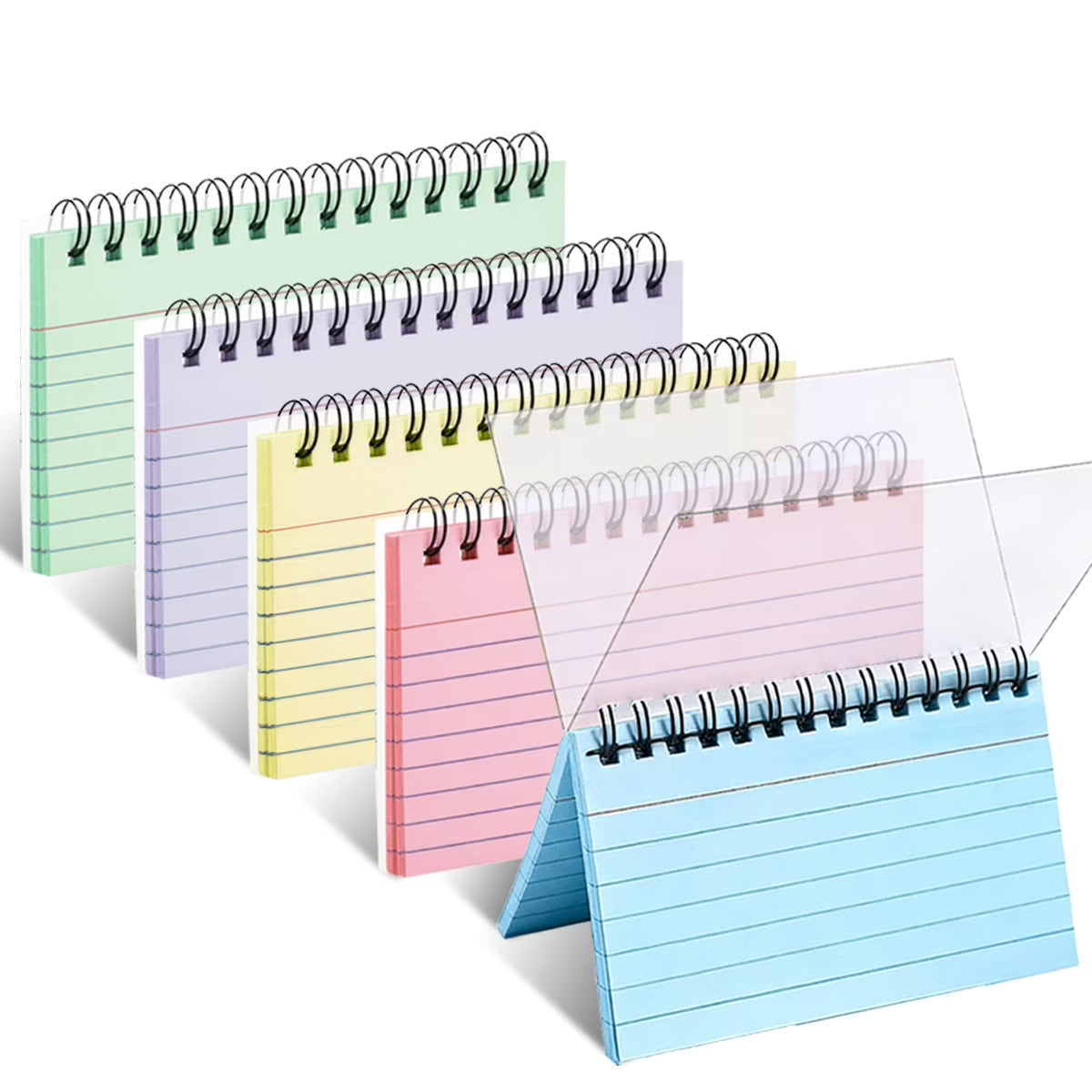 Office Object™ Colorful Spiral Notebooks Compact Notepad