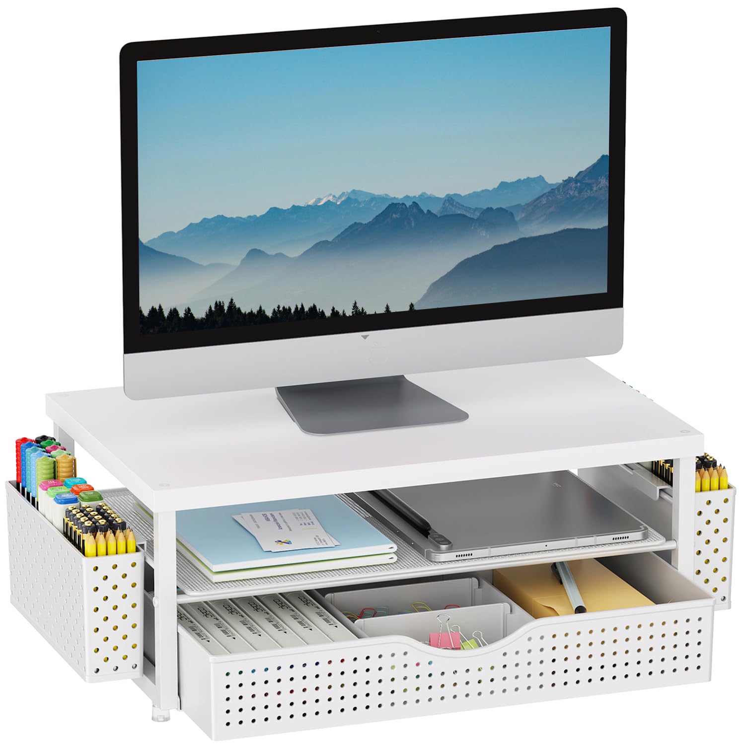 2-Tier Computer Monitor Stand Riser