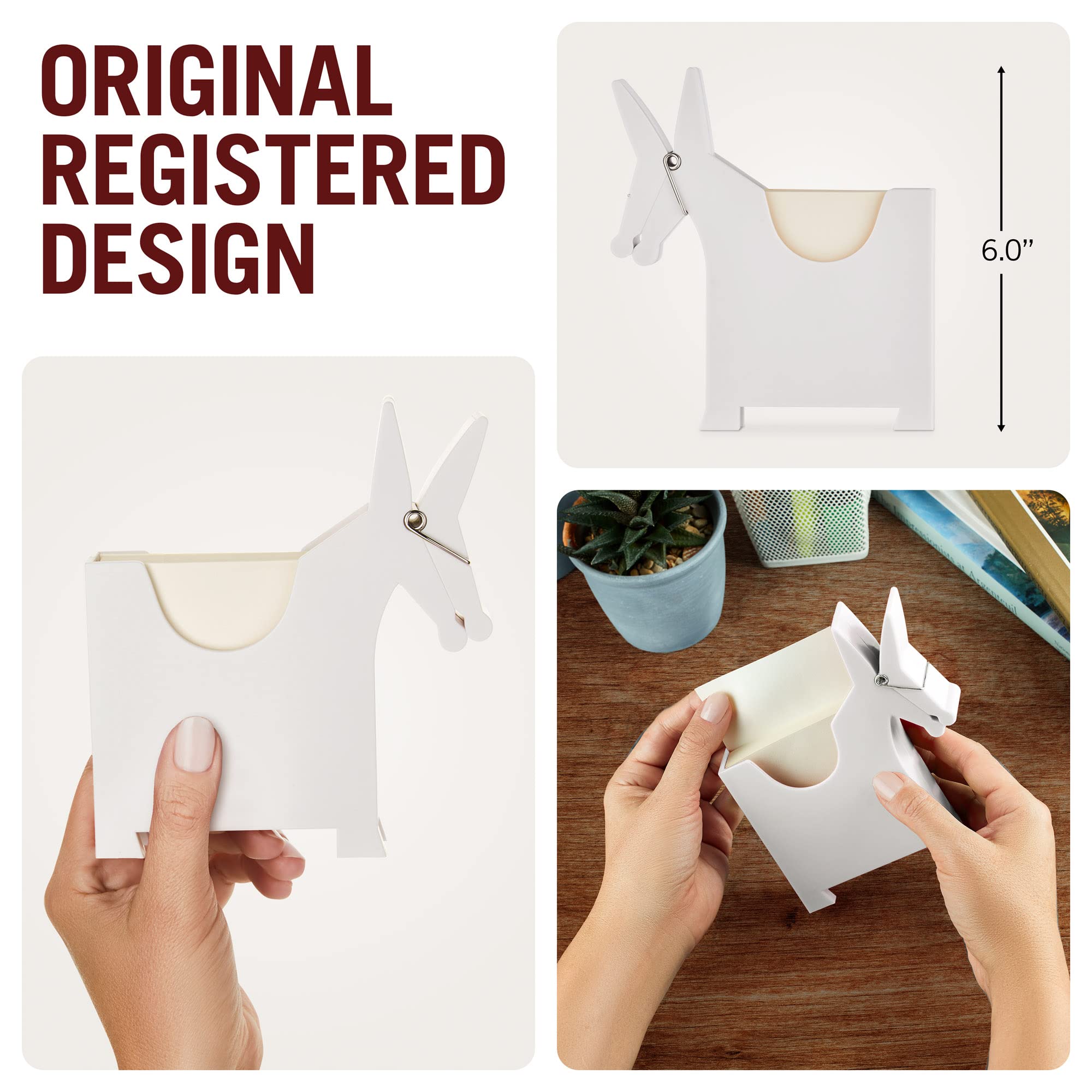 Cute Donkey Desktop Memo Holder