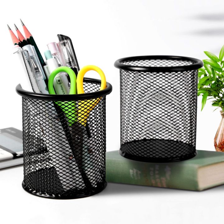 Black Pen Holder Cup for Desk