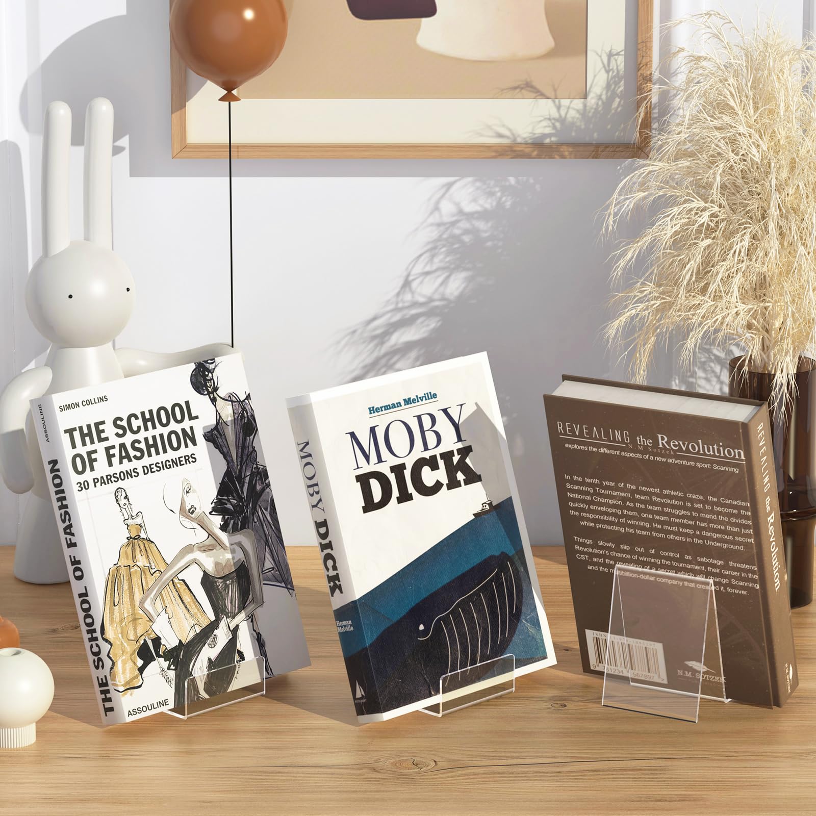 Acrylic Book Display Stand (2 Pcs)