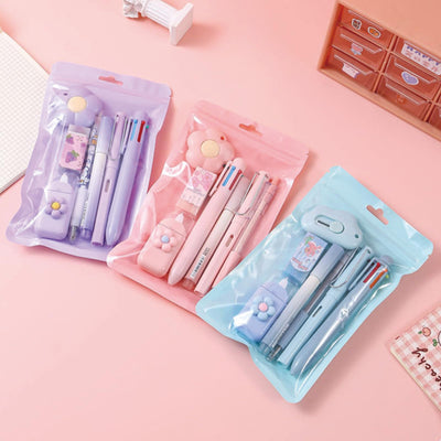 Office Object™ Kawaii Cat Paw 7-Piece Stationery Set