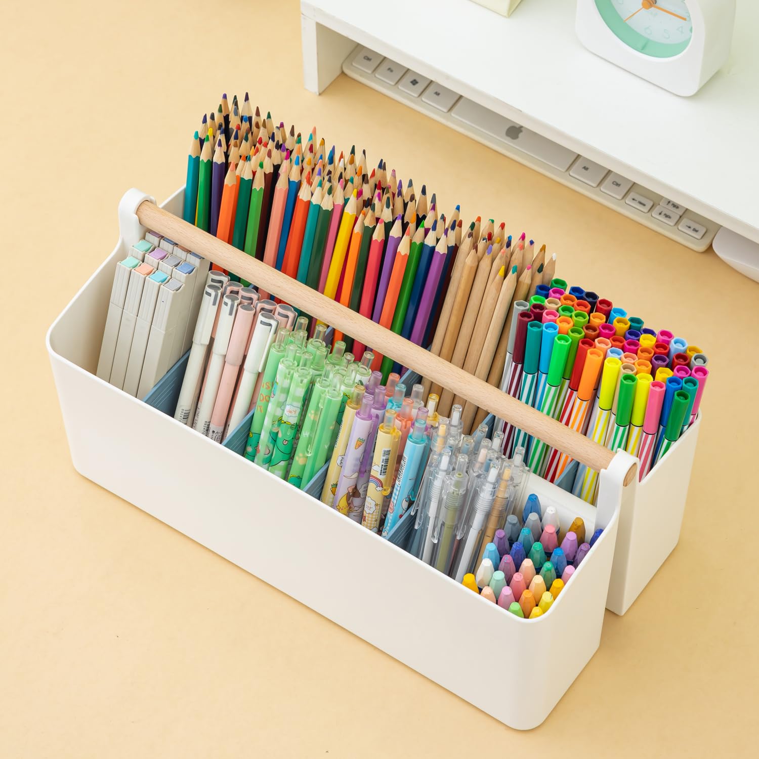 Office Object™ Large Plastic Portable Caddy with Handle