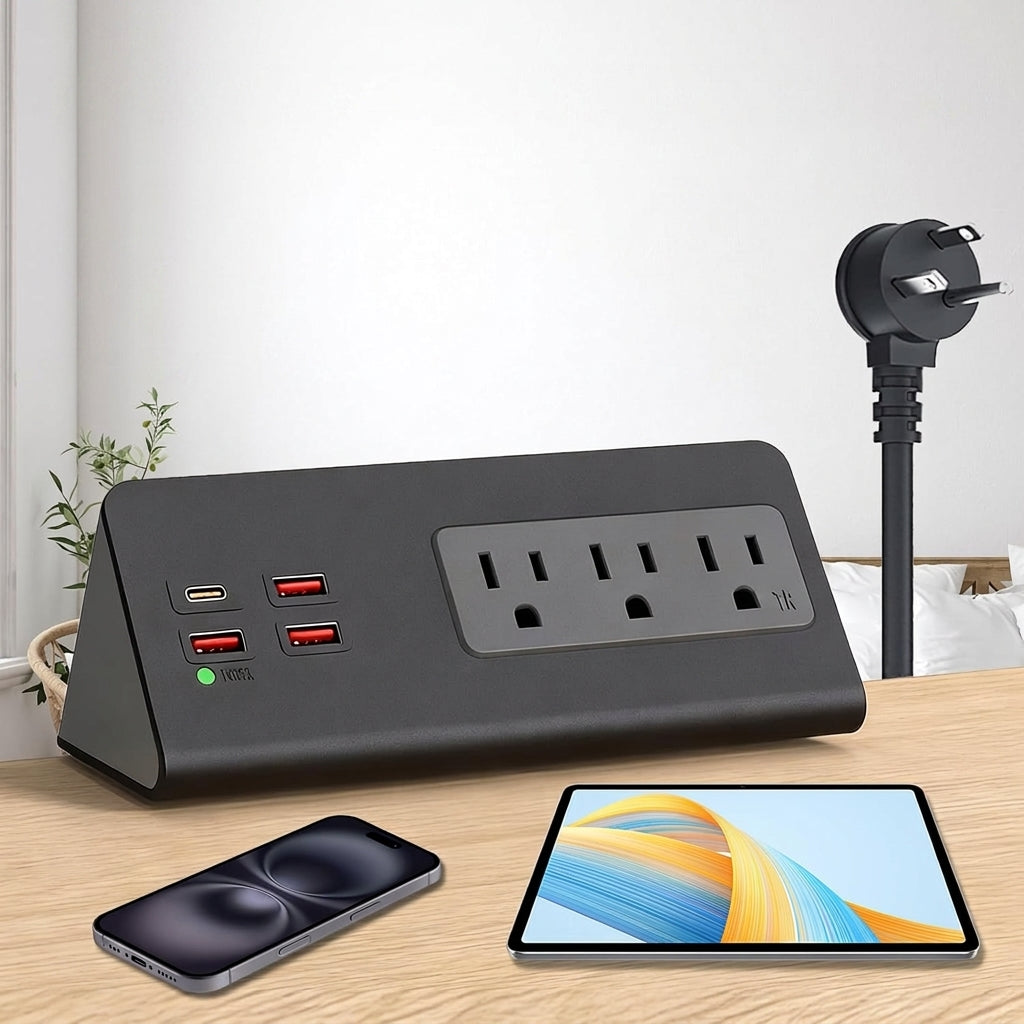 Office Object™ Desk Clamp Power Strip