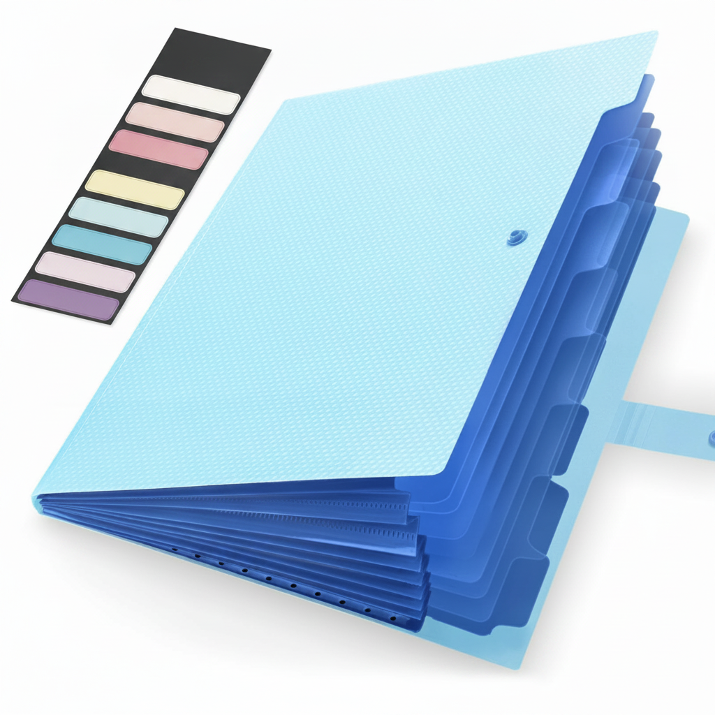 Office Object™ Expanding File Folder 5 Pocket Organizer