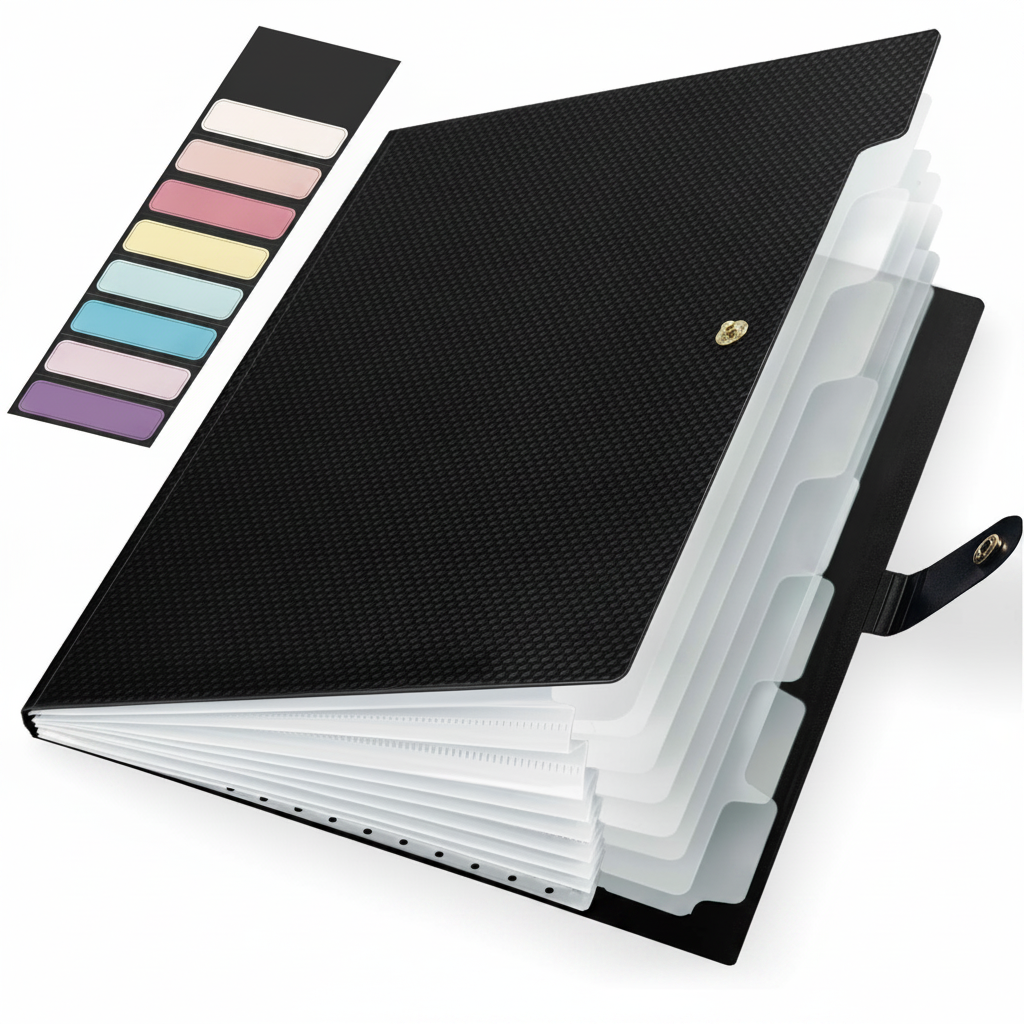Office Object™ Expanding File Folder 5 Pocket Organizer