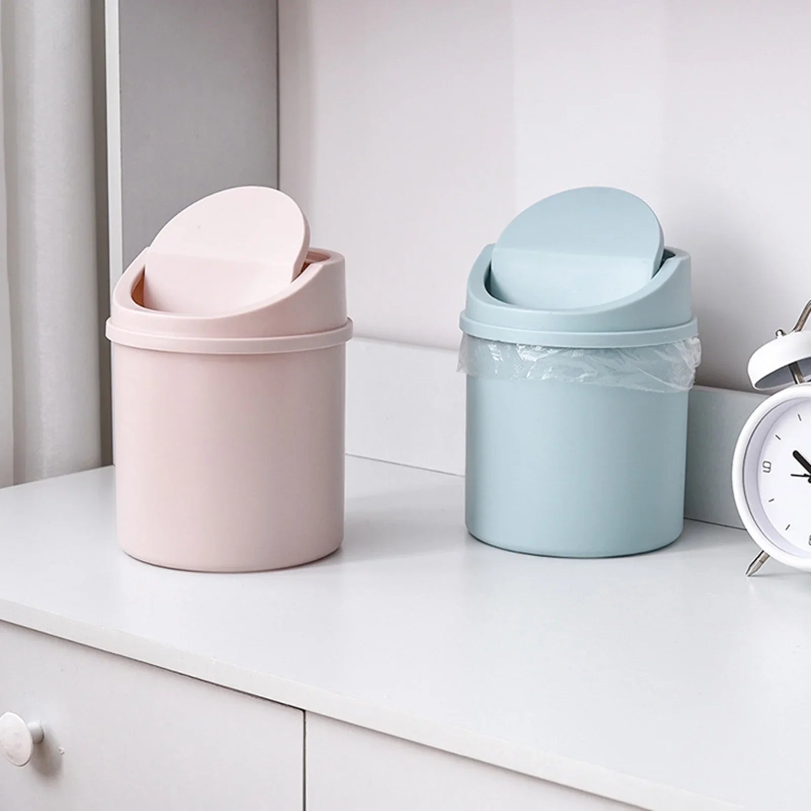 Mini Desktop Trash Bin