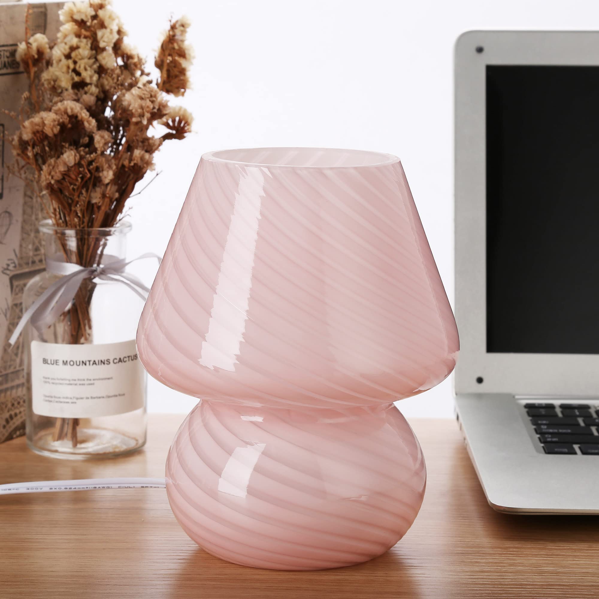 Mushroom Glass Lamp
