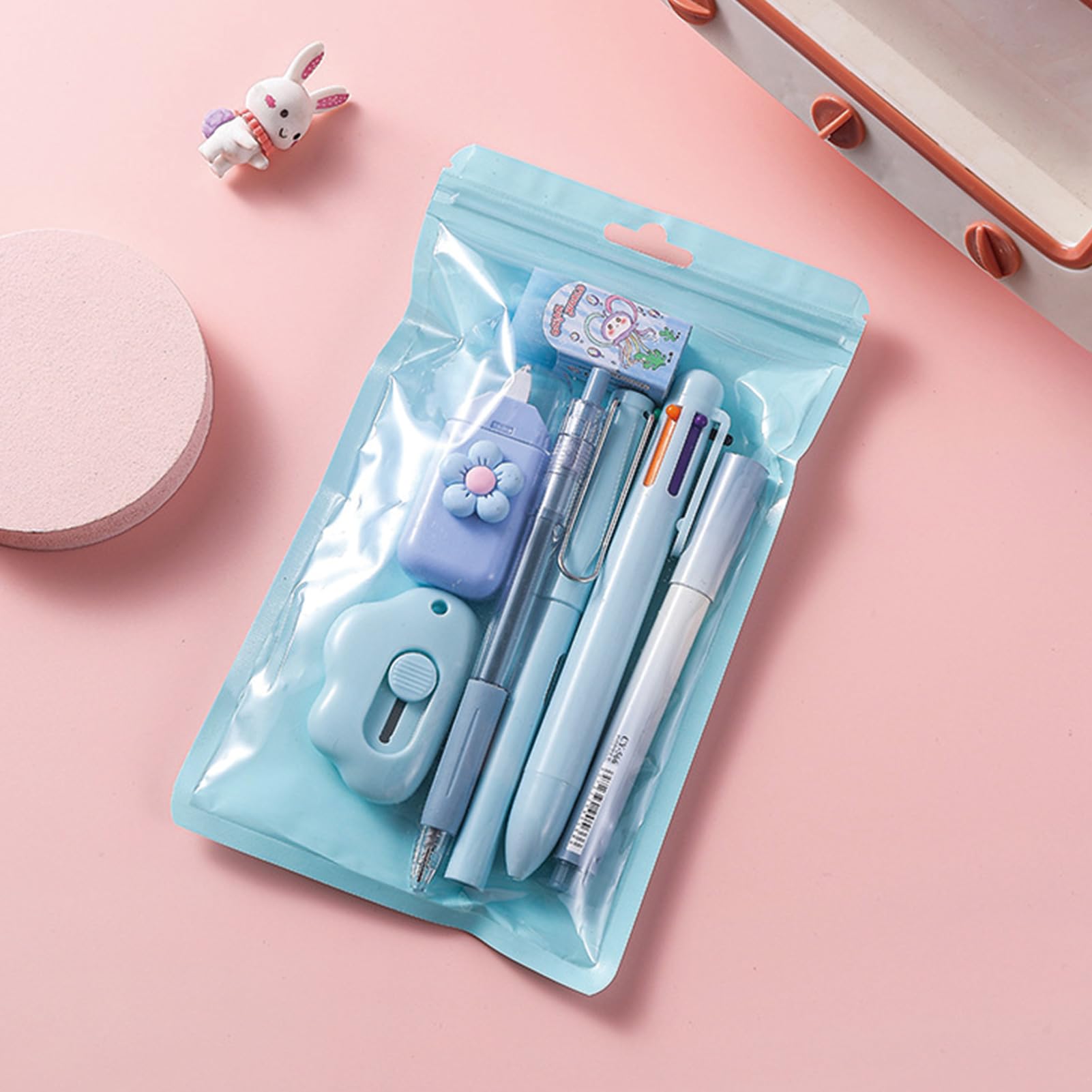 Office Object™ Kawaii Cat Paw 7-Piece Stationery Set
