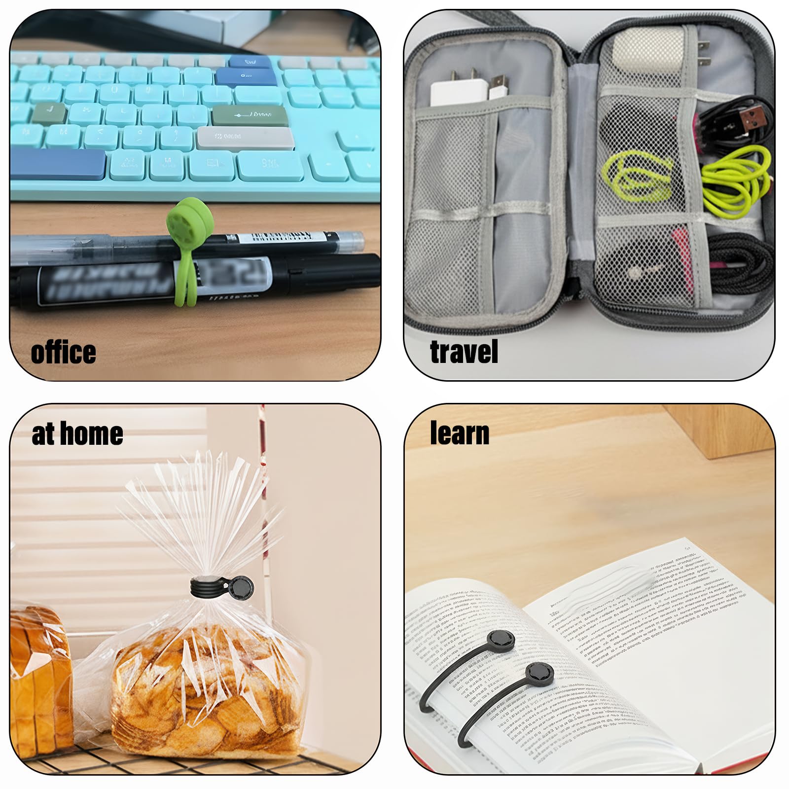 Magnetic Cable Ties (3Pcs)
