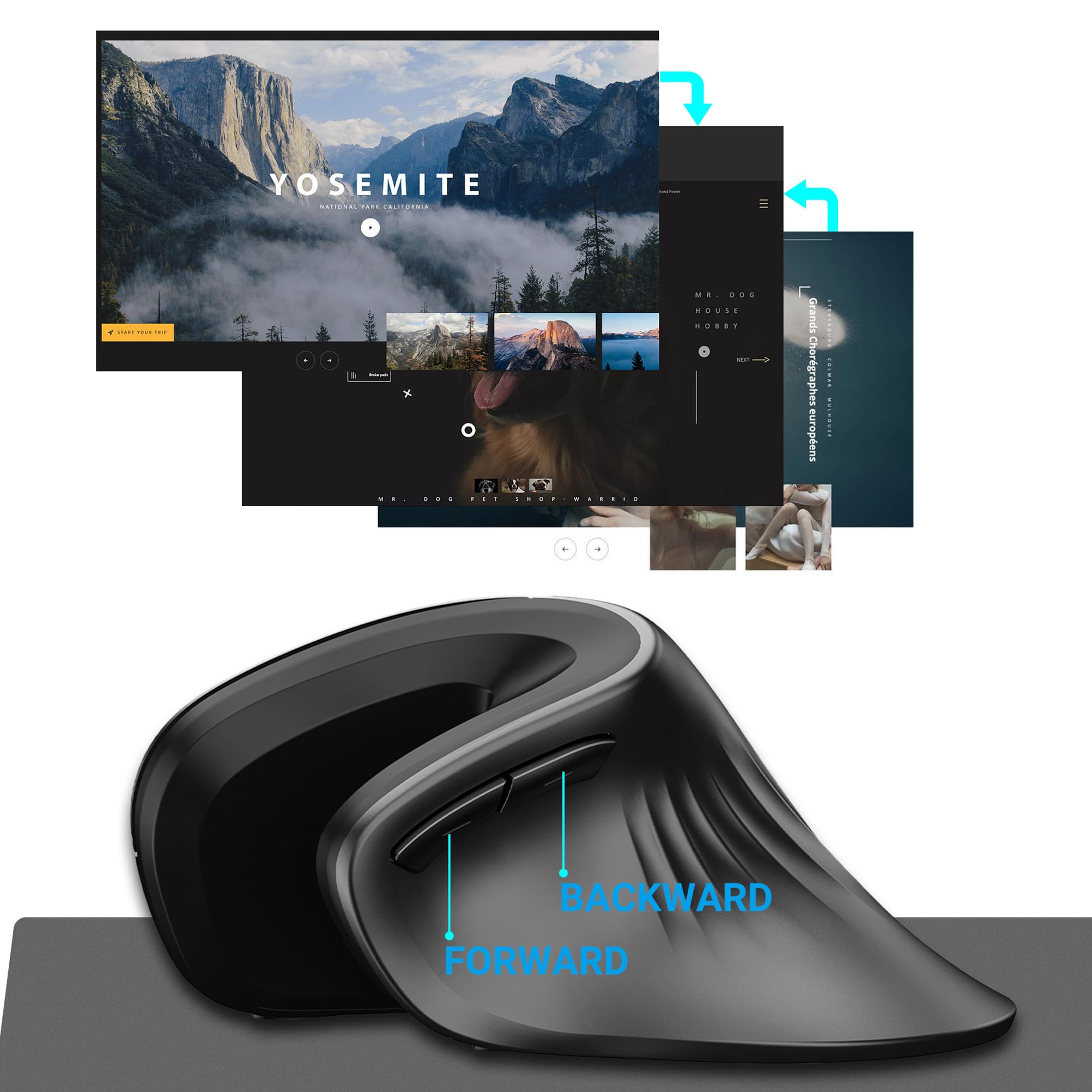 Office Object™ U2 Vertical Wireless Mouse