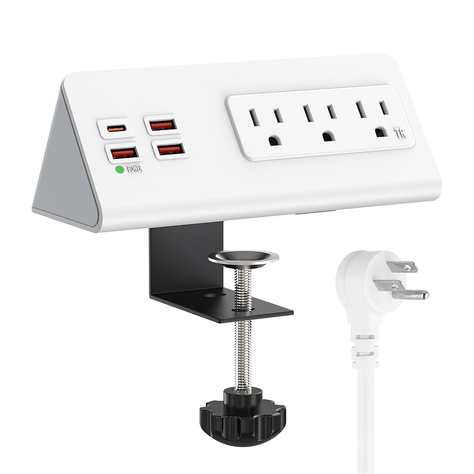 Office Object™ Desk Clamp Power Strip