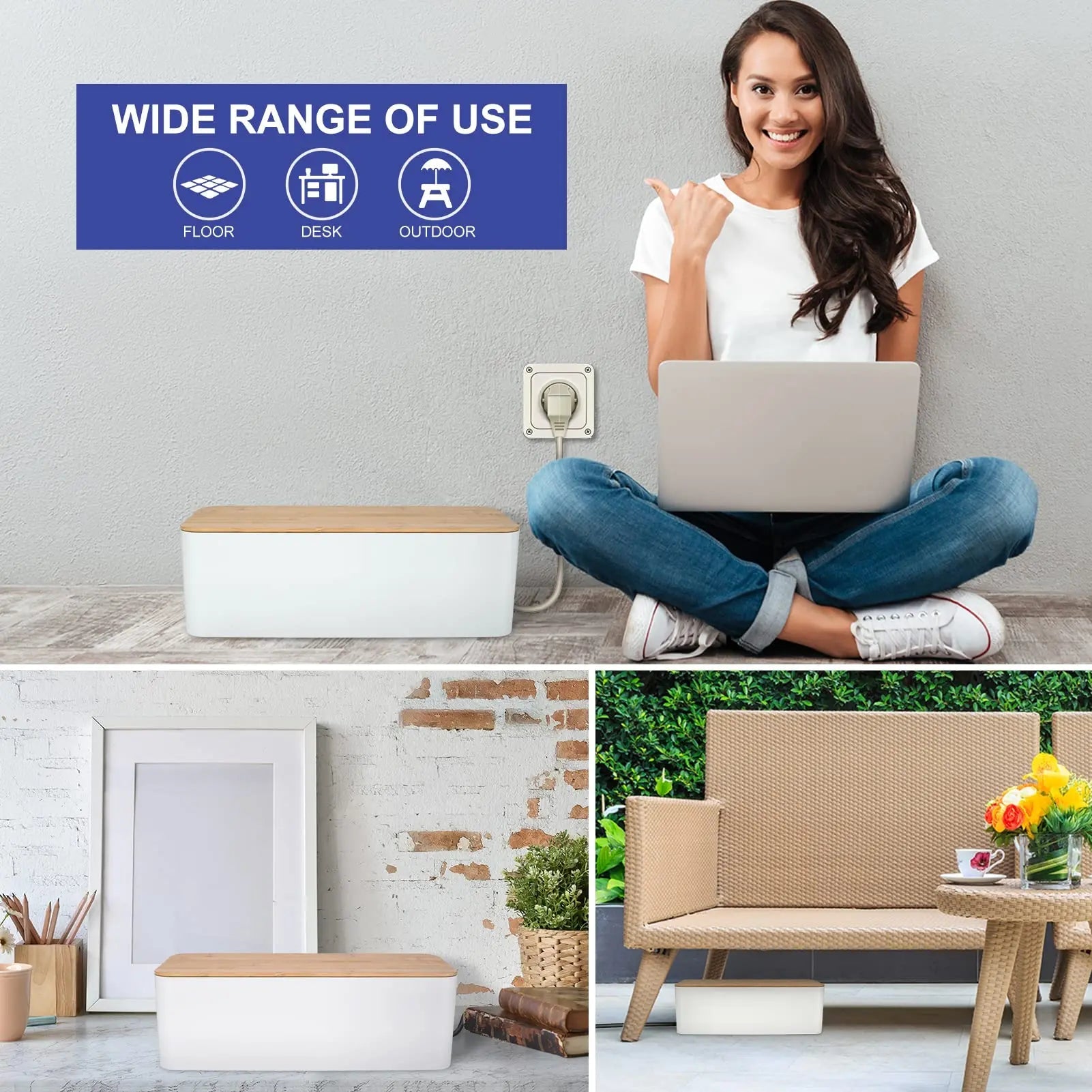 Goodinary® Wire Storage Organizer Box - Goodinary