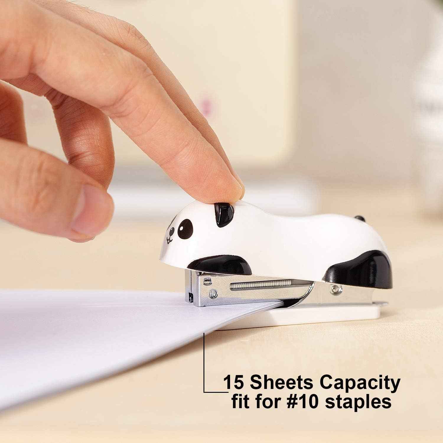 Office Object™ Cartoon Mini Stapler Set with 1000 Staples