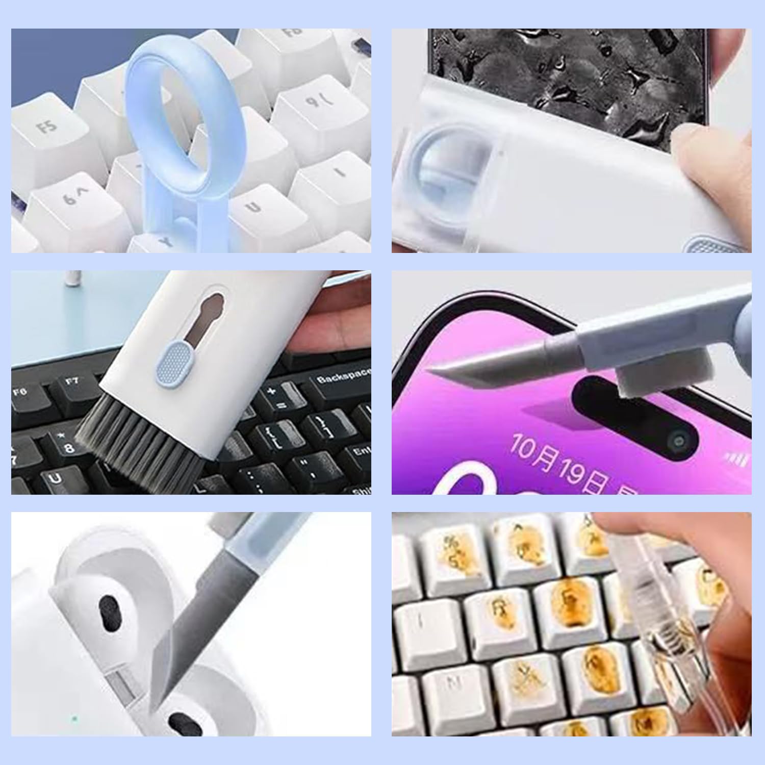 Office Object™ 7-in-1 Keyboard and Electronics Cleaning Kit