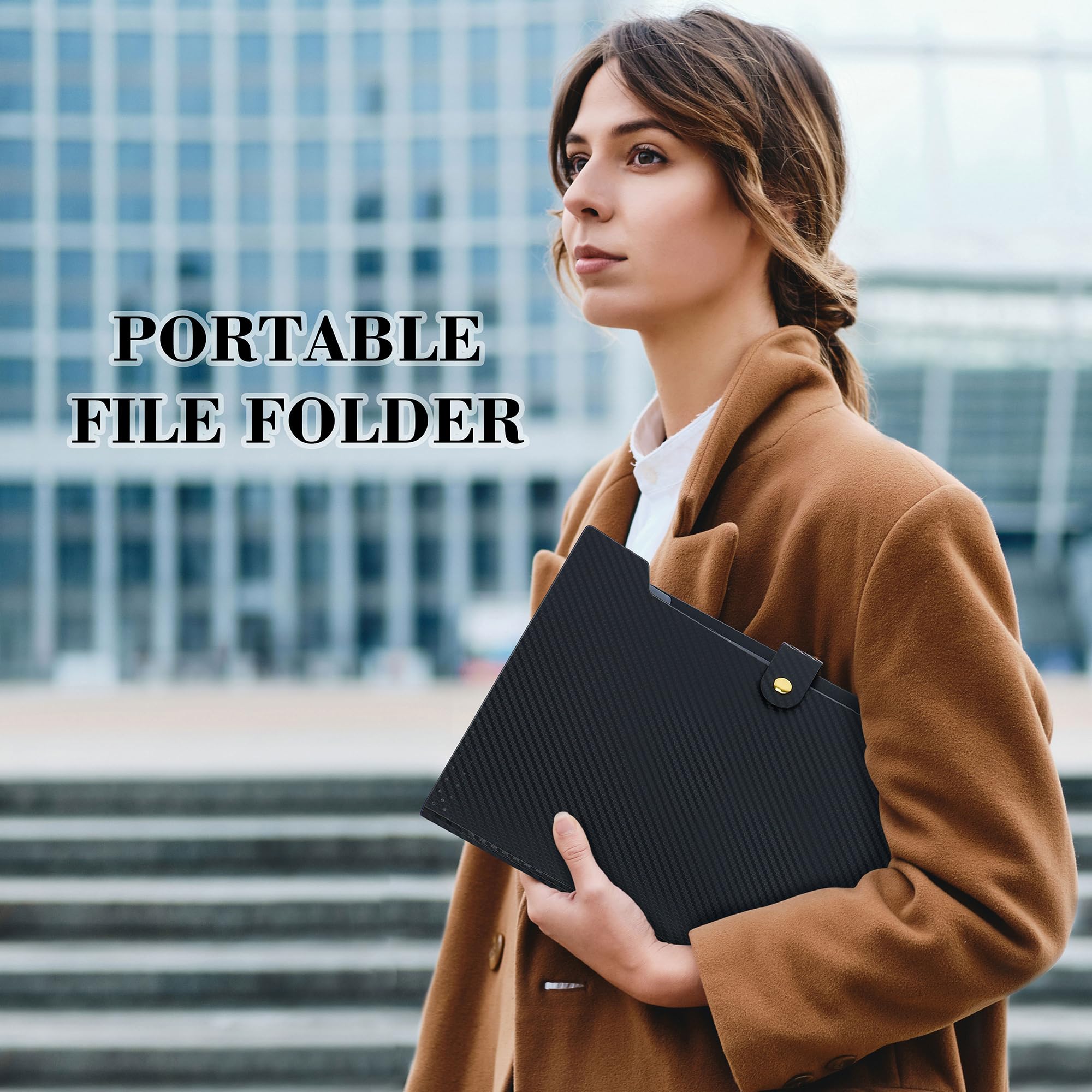 Office Object™ Expanding File Folder 5 Pocket Organizer