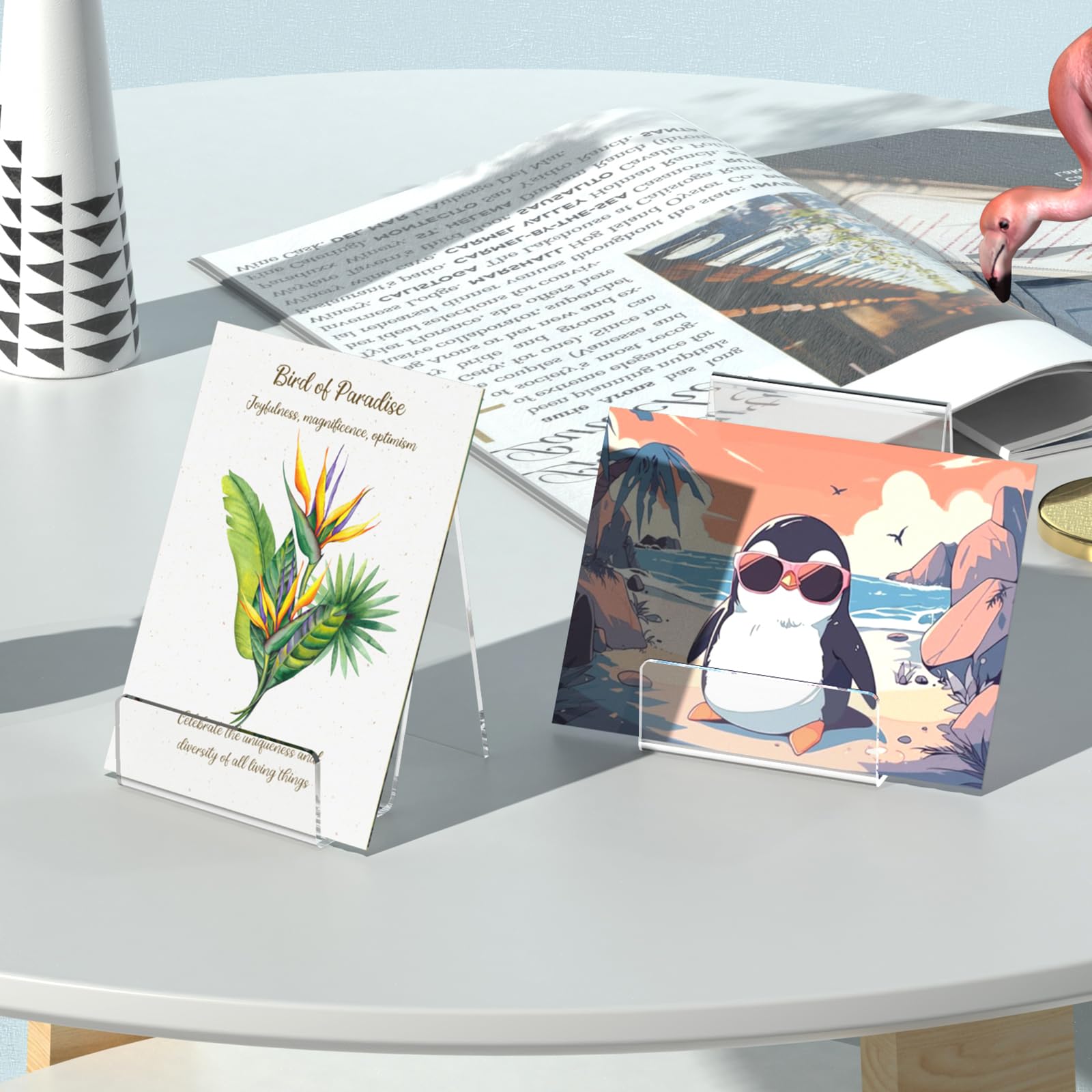 Acrylic Book Display Stand (2 Pcs)