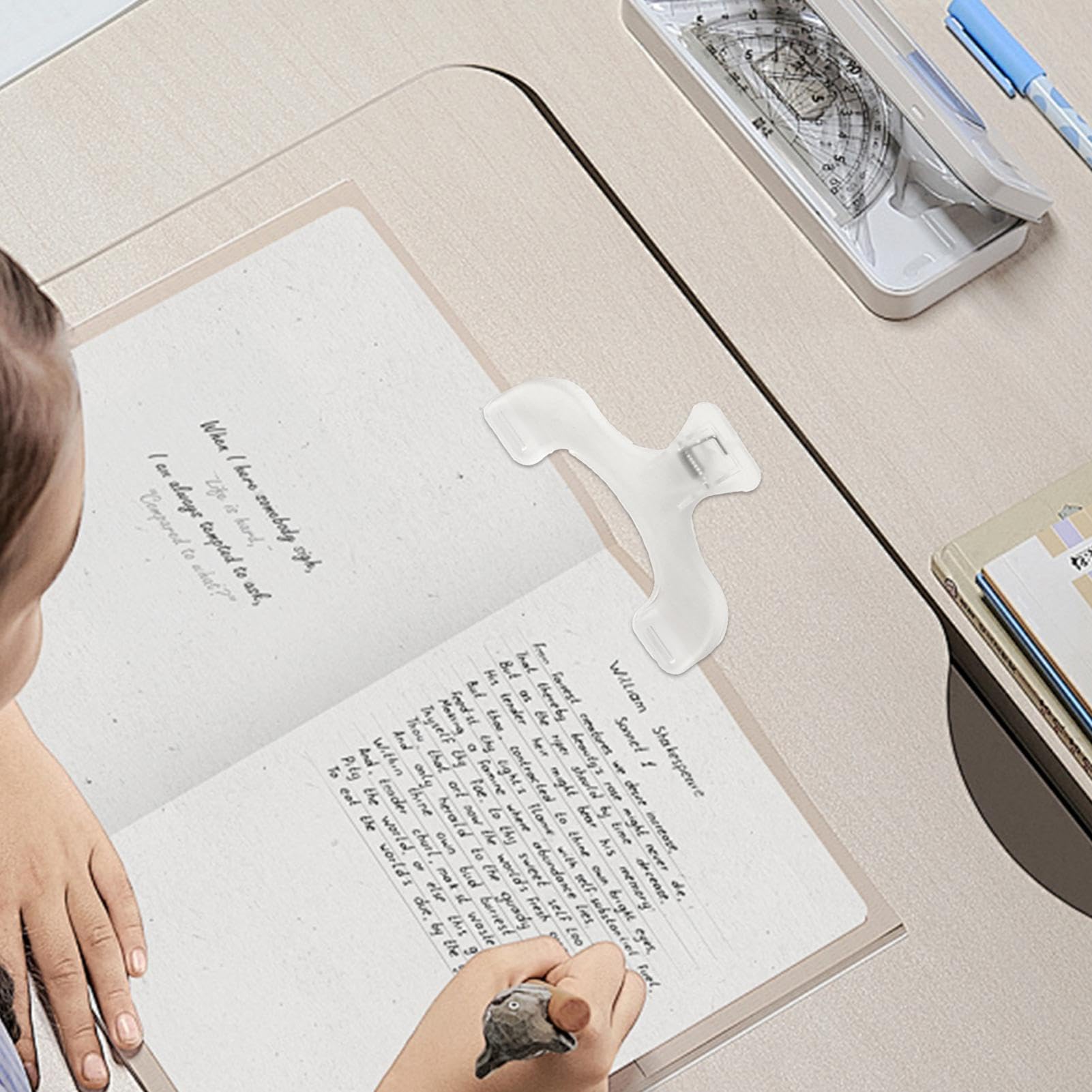 Office Object™ Transparent Book Clip Page Holder (2 Pcs)