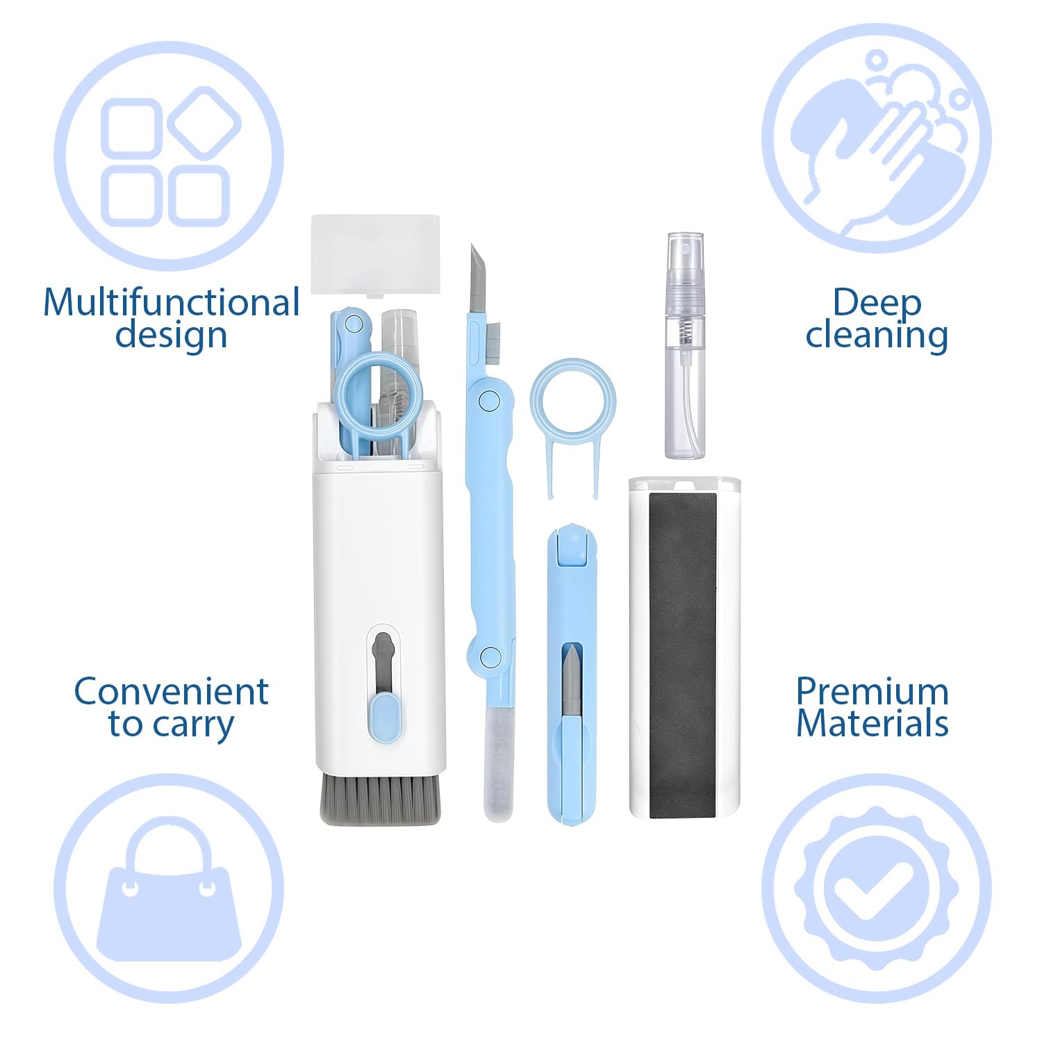 Office Object™ 7-in-1 Keyboard and Electronics Cleaning Kit