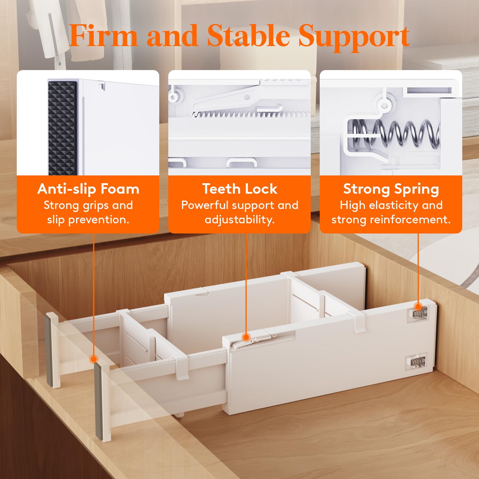 Adjustable Drawer Dividers