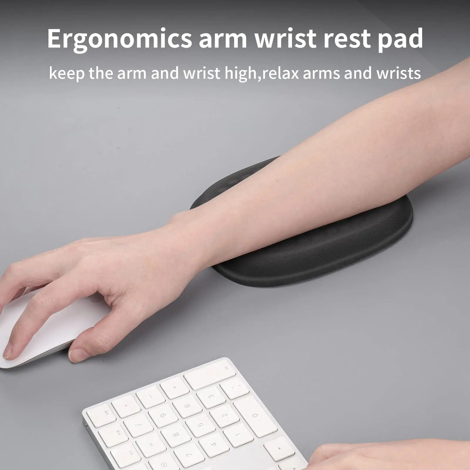 Slumblr® Ergonomic Desk Wrist Rest Pad (2 Pcs) Slumblr