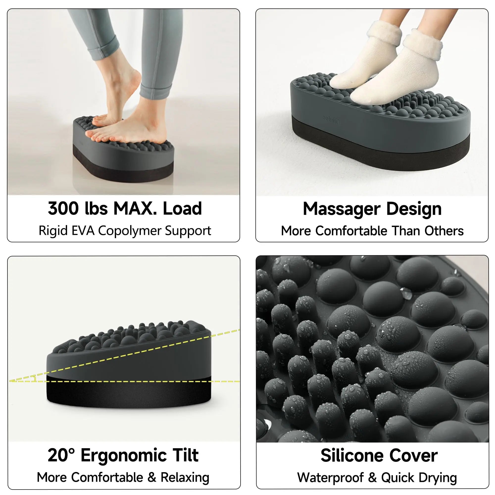 Slumblr® Silicone Desk Foot Rest Slumblr