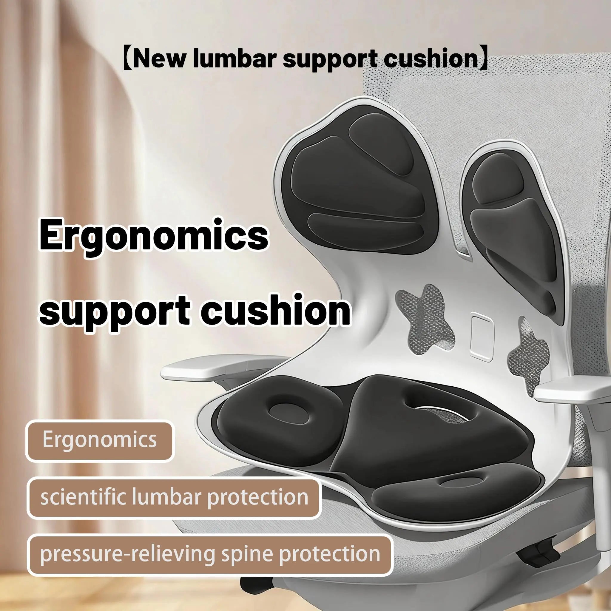 Slumblr® Portable Lumbar Support Office Chair Cushion Slumblr